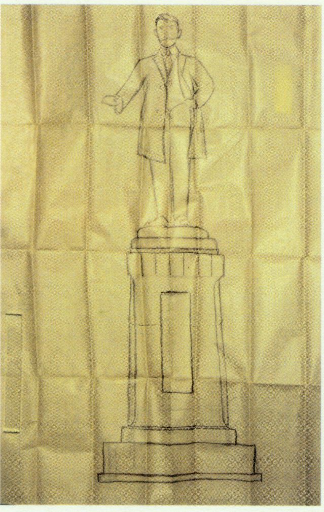 4-12、照片：梅屋莊吉保存的孫中山銅像的設計稿.jpg